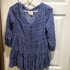 Anthropologie ruffle blouse
